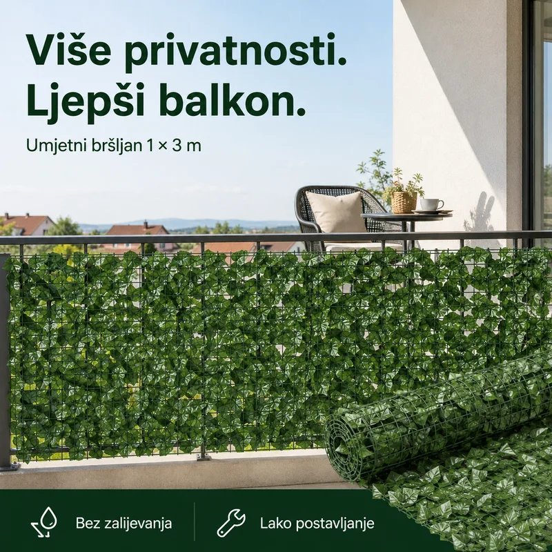 Umjetni bršljan 1 × 3 m
