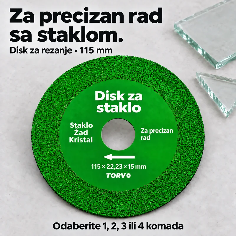 Disk za staklo 115 mm
