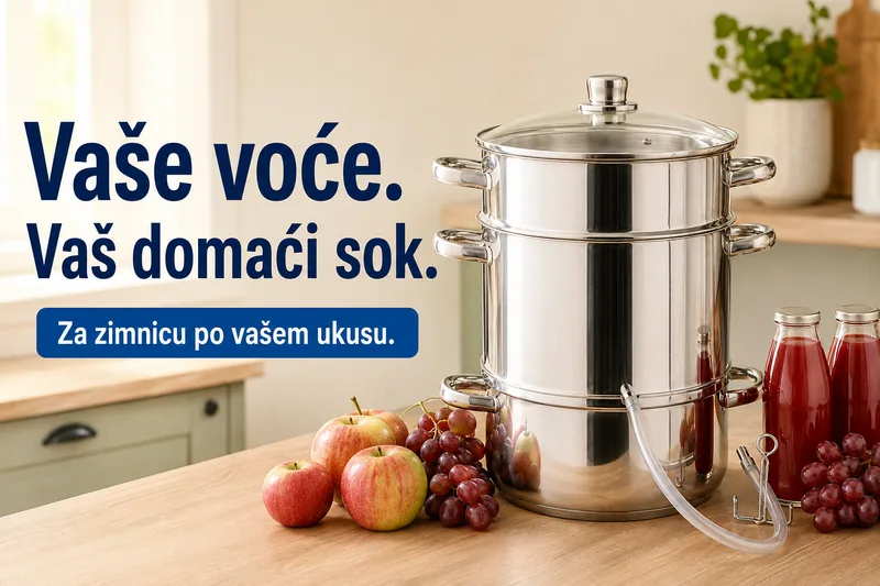Vaše voće. Vaš domaći sok. Za zimnicu po vašem ukusu.