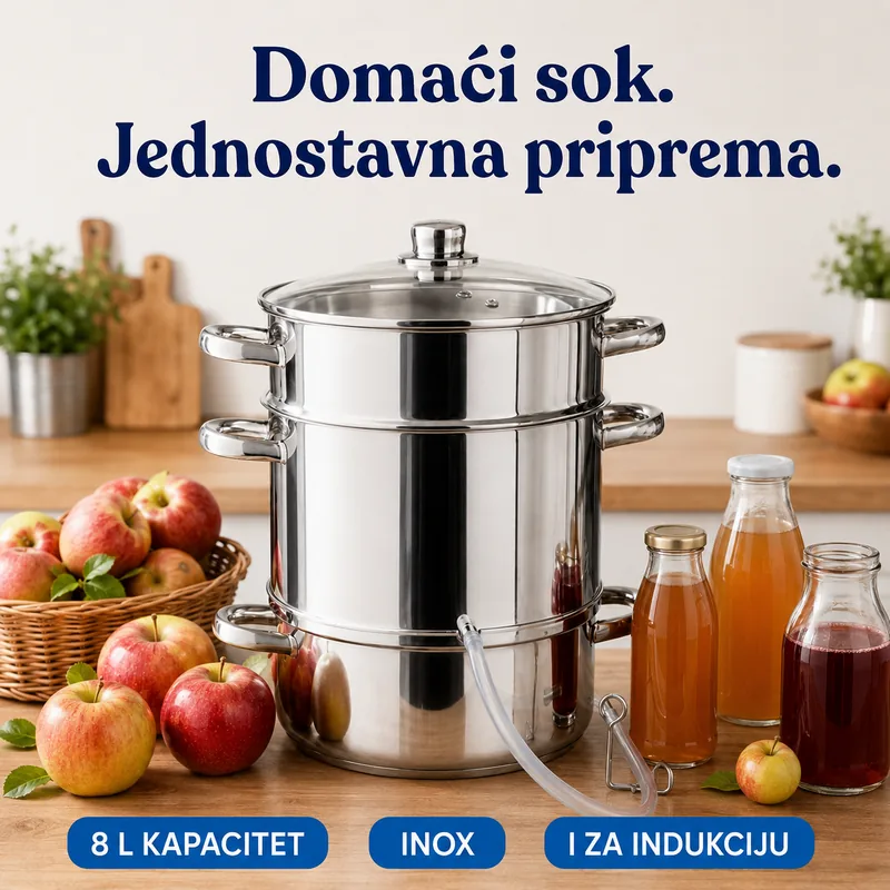 Sokovnik na paru 8 L