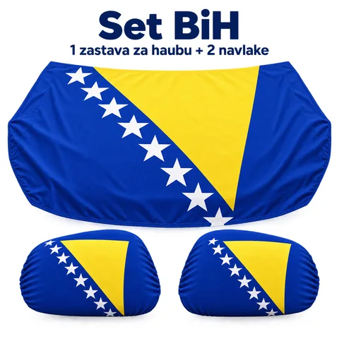 Set BiH — 1 hauba + 2 navlake za retrovizore